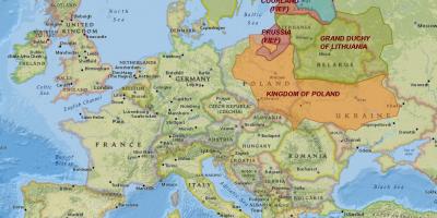 מפה של ליטא היסטוריה